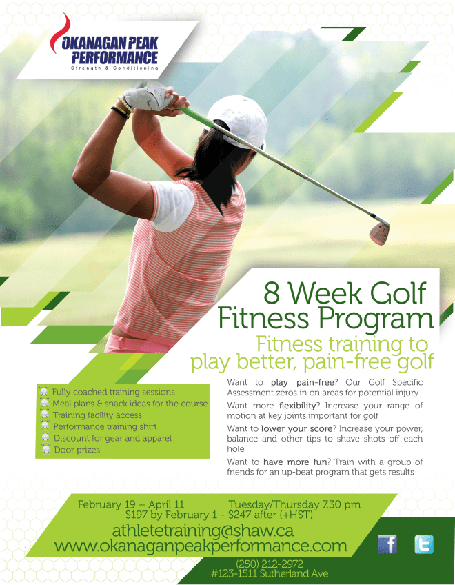 8 Week Golf Fitness Program