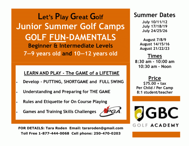 Junior 2013 Summer Camps