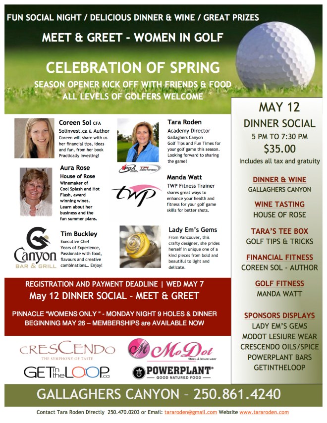 WOMEN IN GOLF  - Celebration of Spring